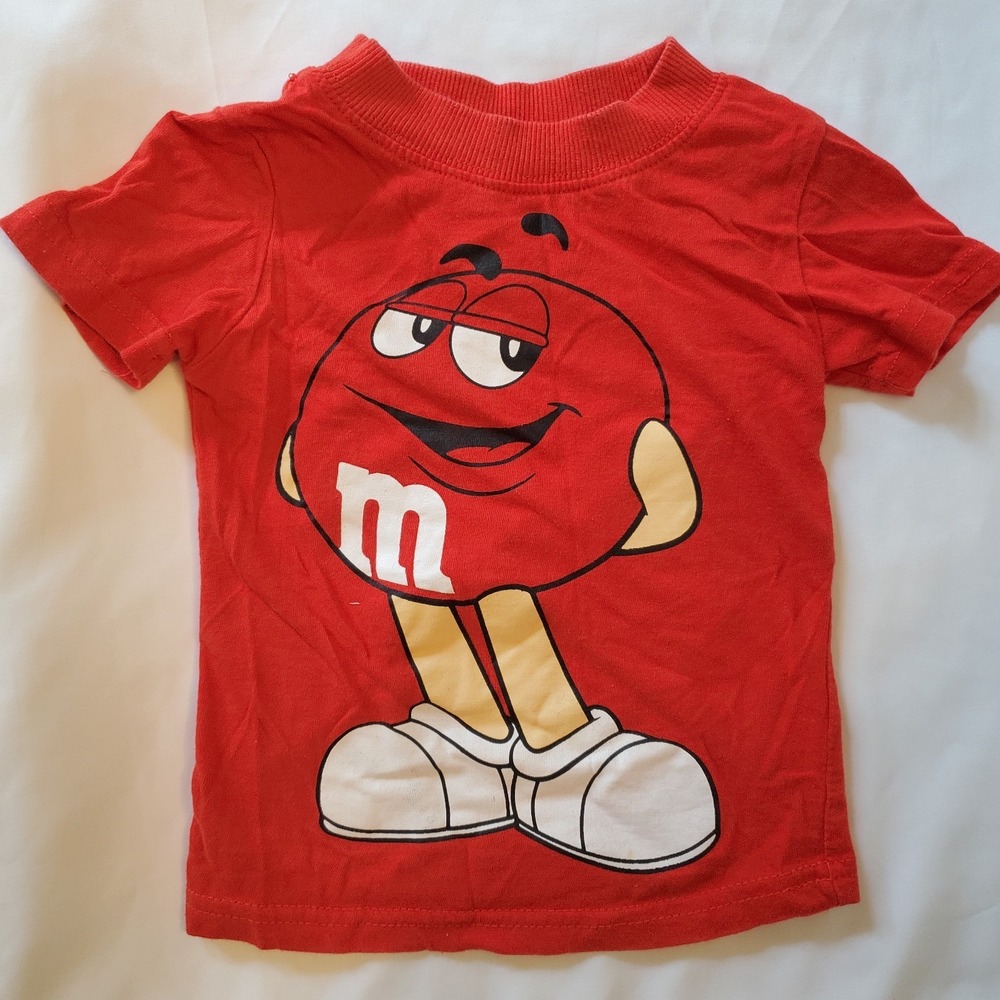 M&M's World Vintage Red T-Shirt Youth‎ Xxs
